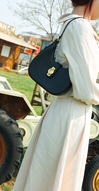 Fashion Luxury Casual PU Leather Women's Underarm Shoulder Bag for Shopping