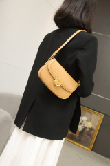 Luxury Fashion Designer PU Leather Shoulder Bag Underarm Bags for Shopping
