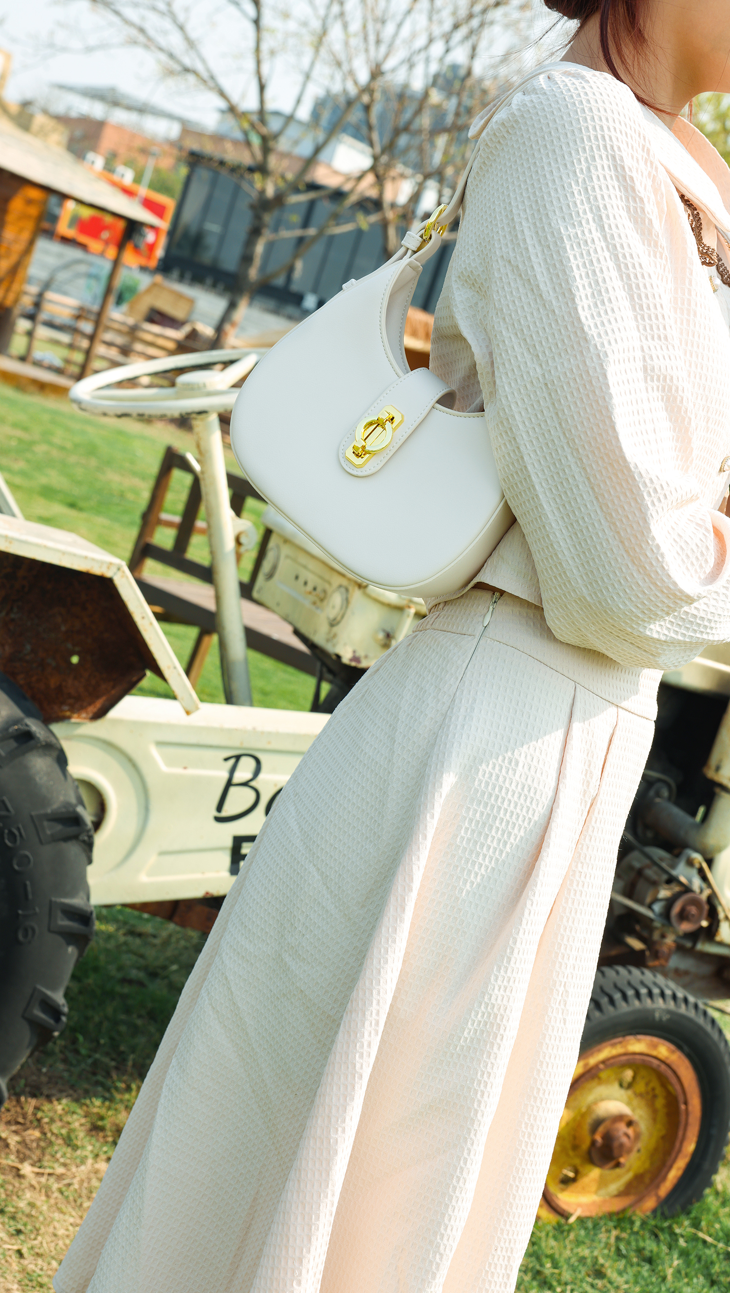 Fashion Luxury Casual PU Leather Women's Underarm Shoulder Bag for Shopping