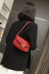 Luxury Fashion Designer PU Leather Shoulder Bag Underarm Bags for Shopping