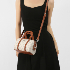 Premium Ladies Summer Little Denim PU Leather Pillow Shaped Handbag Crossbody Bag for Women