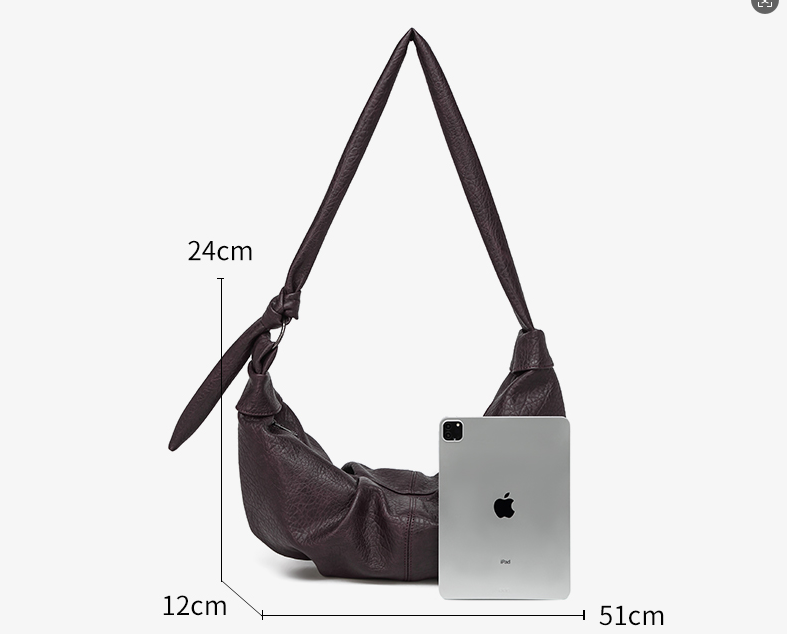 Hot Selling Luxury Large Capacity Dumpling Bag Women's Shoulder Bag for Shopping