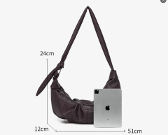 Hot Selling Luxury Large Capacity Dumpling Bag Women's Shoulder Bag for Shopping