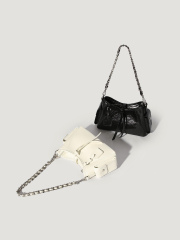 High Quality Large Capacity Stylish Women's PU Leather Shoulder Bag for Shopping