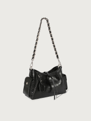 High Quality Large Capacity Stylish Women's PU Leather Shoulder Bag for Shopping