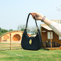 Fashion Luxury Casual PU Leather Women's Underarm Shoulder Bag for Shopping