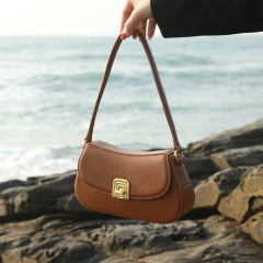 New Arrival Casual Elegant PU Leather Fashion Female Shoulder Bags for Outing