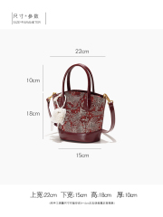 Fashionable Large Capacity PU Leather Women's Handbag Crossbody Bag for Daily Life