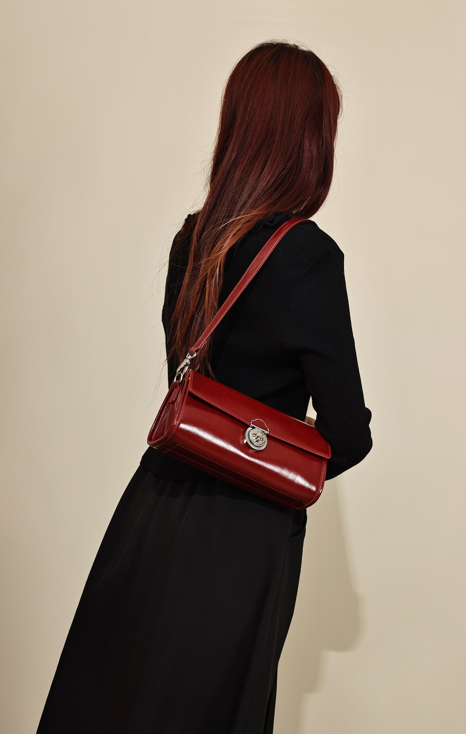 High Quality Simple PU Leather Luxury Lady Shoulder Bags for Shopping Daily Life