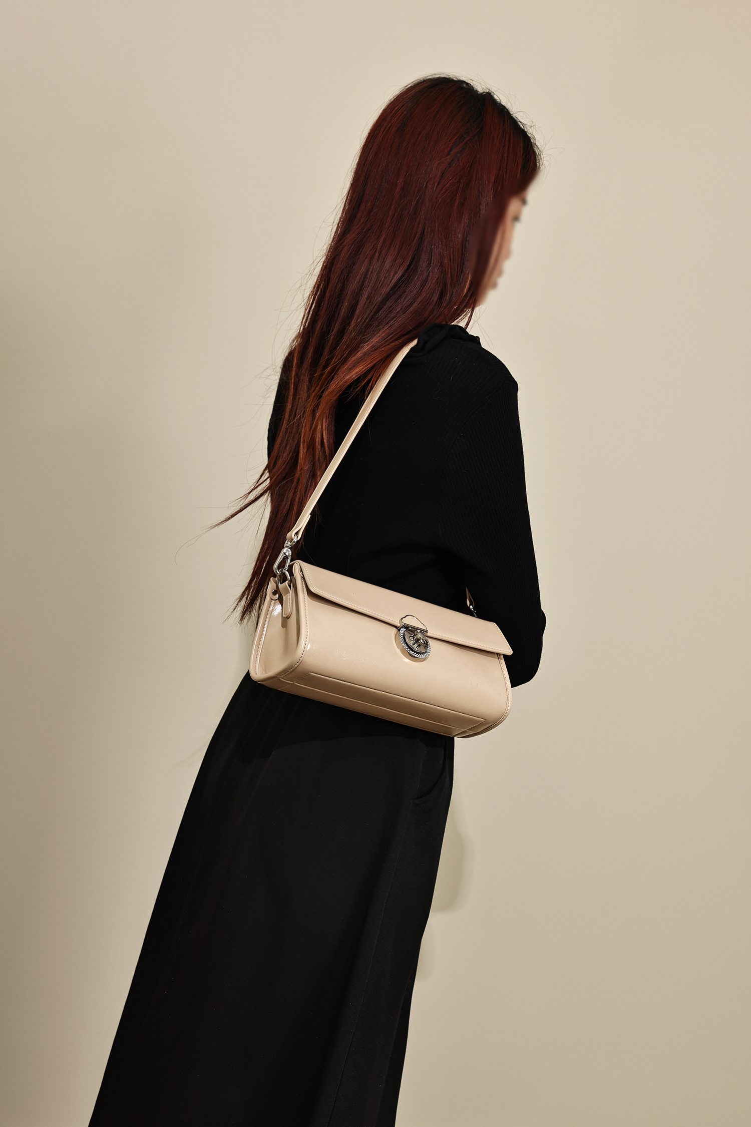 High Quality Simple PU Leather Luxury Lady Shoulder Bags for Shopping Daily Life
