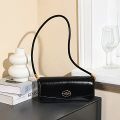 Fashion Simple New Arrival PU Leather Underarm Bag Shoulder Bag for Women Daily