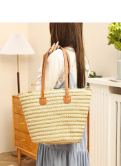 High Quality Large Capacity Straw Woven Bags Handbags Underarm Bags for Journey