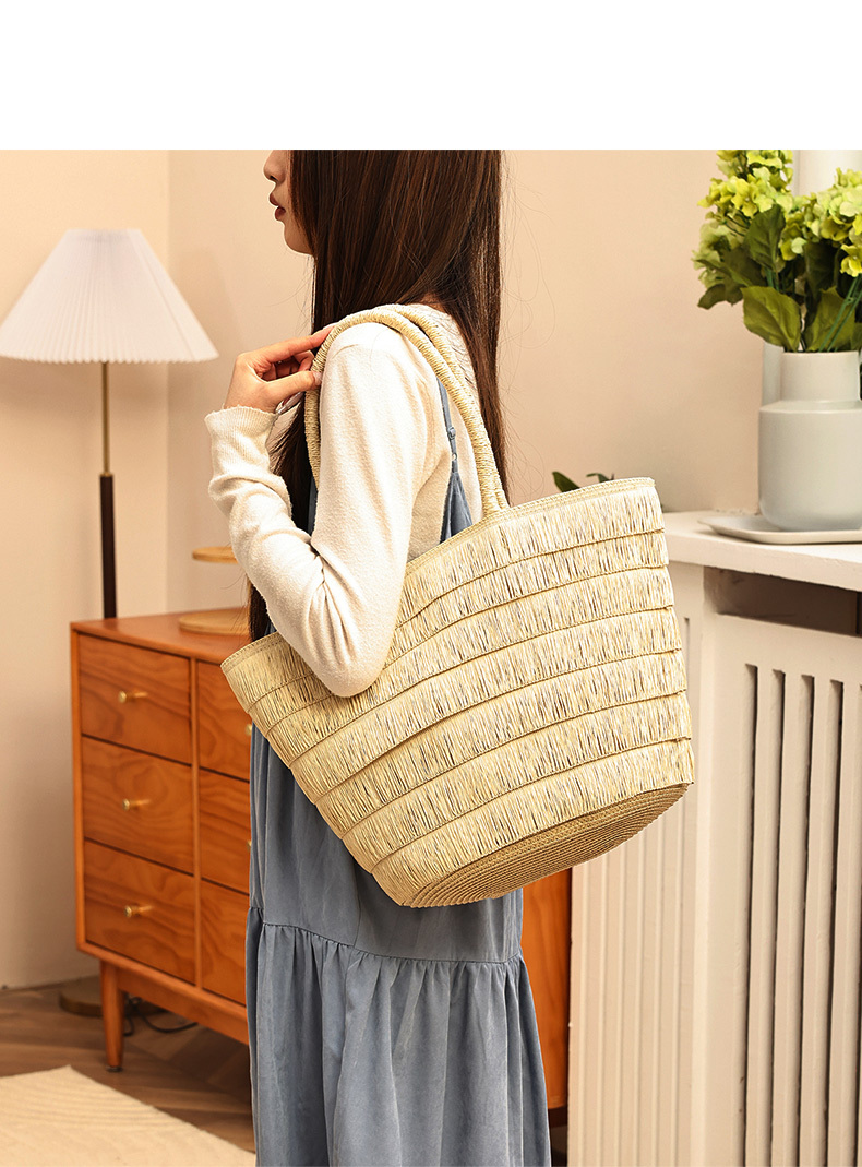 Summer Beach Straw Woven Bags Handbags Shoulder Bags Underarm Bags for Women
