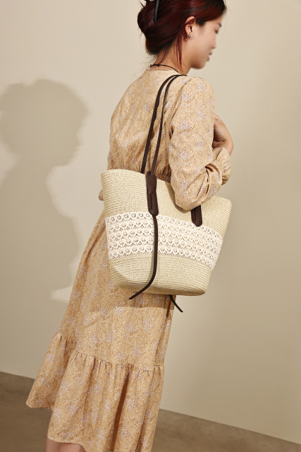 Summer Beach Ladies Summer Straw Bags Tote Bags Handbag for Travel Shopping