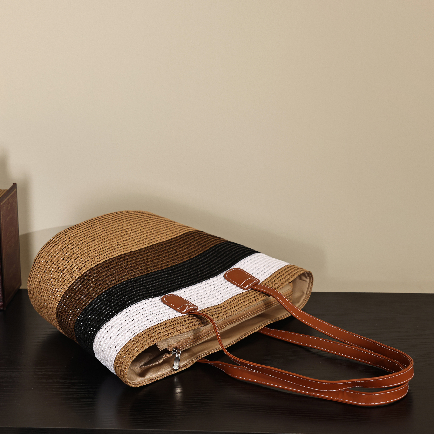 High Quality Large Capacity Summer Vacation Straw Bag Tote Bag for Daily Life