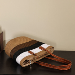 High Quality Large Capacity Summer Vacation Straw Bag Tote Bag for Daily Life