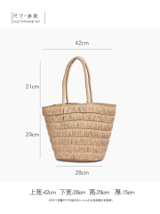Summer Beach Straw Woven Bags Handbags Shoulder Bags Underarm Bags for Women
