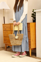 High Quality Handmade Large Capacity Summer Style Straw Bag Tote Bag for Women