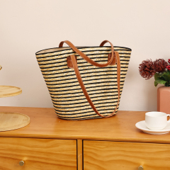 New Fashion Large Capacity Adults Summer Straw Bags Tote Bag for Outdoor