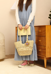 High Quality Handmade Large Capacity Summer Style Straw Bag Tote Bag for Women