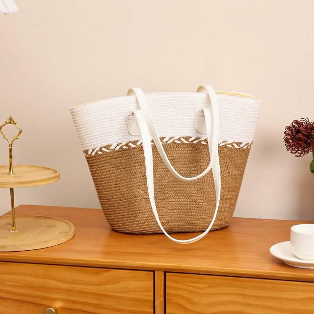 Multi Functional Summer Beach Women Straw Bag Handbag Underarm Bag for Shopping