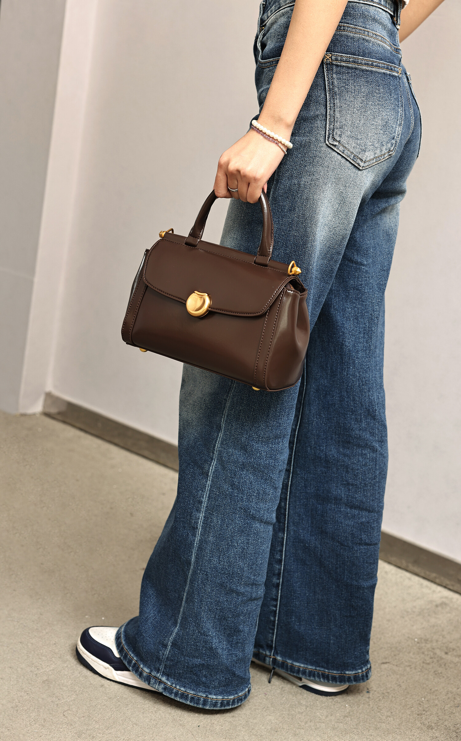 New Stylish PU Leather Handbag Perfect for Shoulder Underarm Carry Ideal for Daily Use