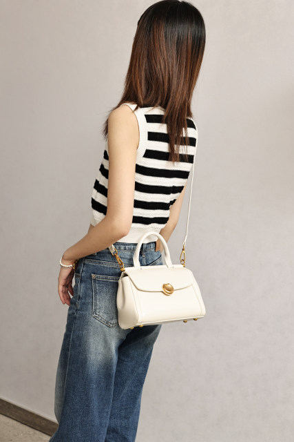 New Stylish PU Leather Handbag Perfect for Shoulder Underarm Carry Ideal for Daily Use