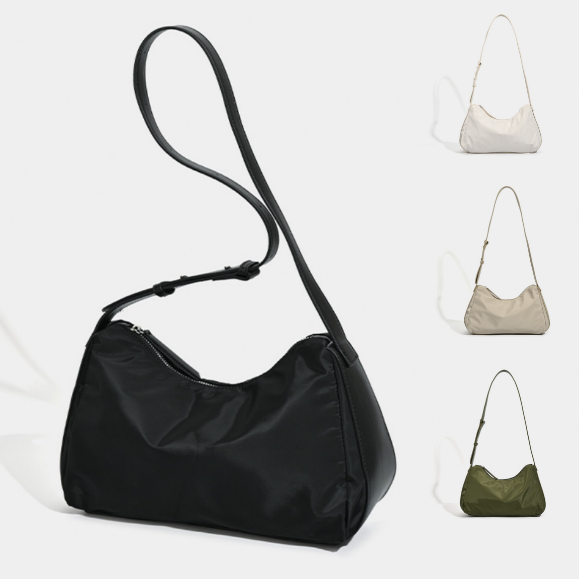 Modern Slouchy Hobo Bag in Versatile Colors with Adjustable Strap for Effortless Daily Styling