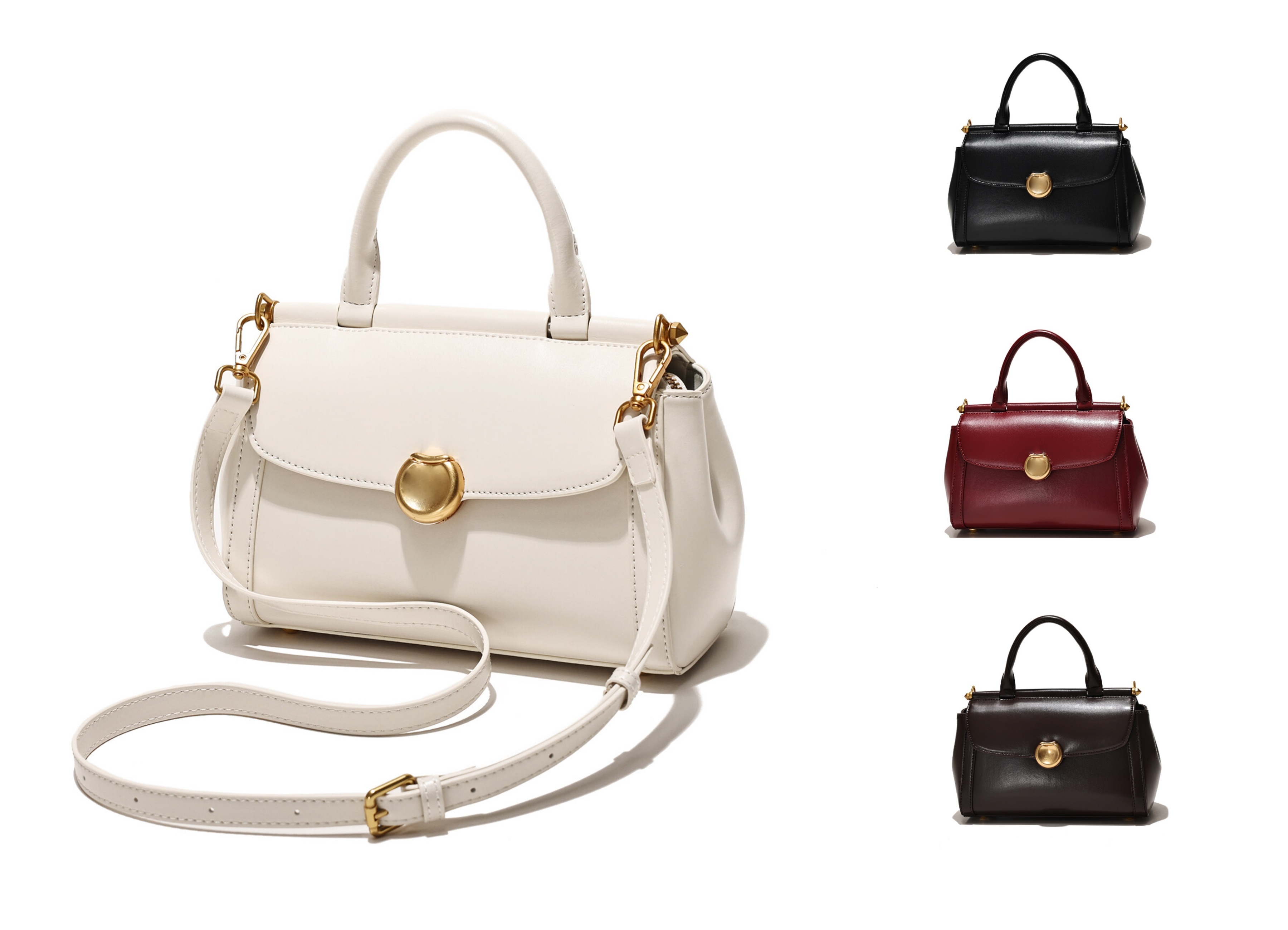 New Stylish PU Leather Handbag Perfect for Shoulder Underarm Carry Ideal for Daily Use