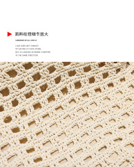 Woven Straw Tote Bag with Lace Bow - Summer Beach & Vacation Shoulder Bag