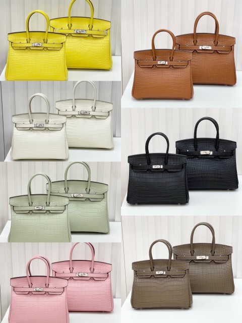 Elegant Crocodile Pattern Top-Handle Bag - Classic Style Designer Tote with Matching Lock & Key