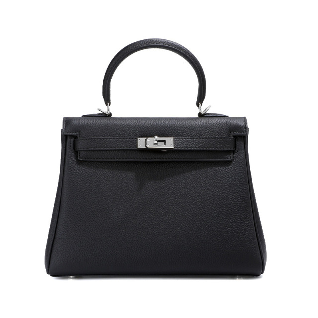 Top layer cowhide Kelly bag - premium leather luxury brand women's bag for fashion casual use, versatile single-shoulder crossbody bag