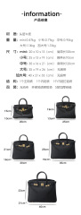 Women's Genuine Top-Grain Cow Leather Structured Handbag, Large-Capacity Top Handle Shoulder Crossbody Bag with Lock Closure