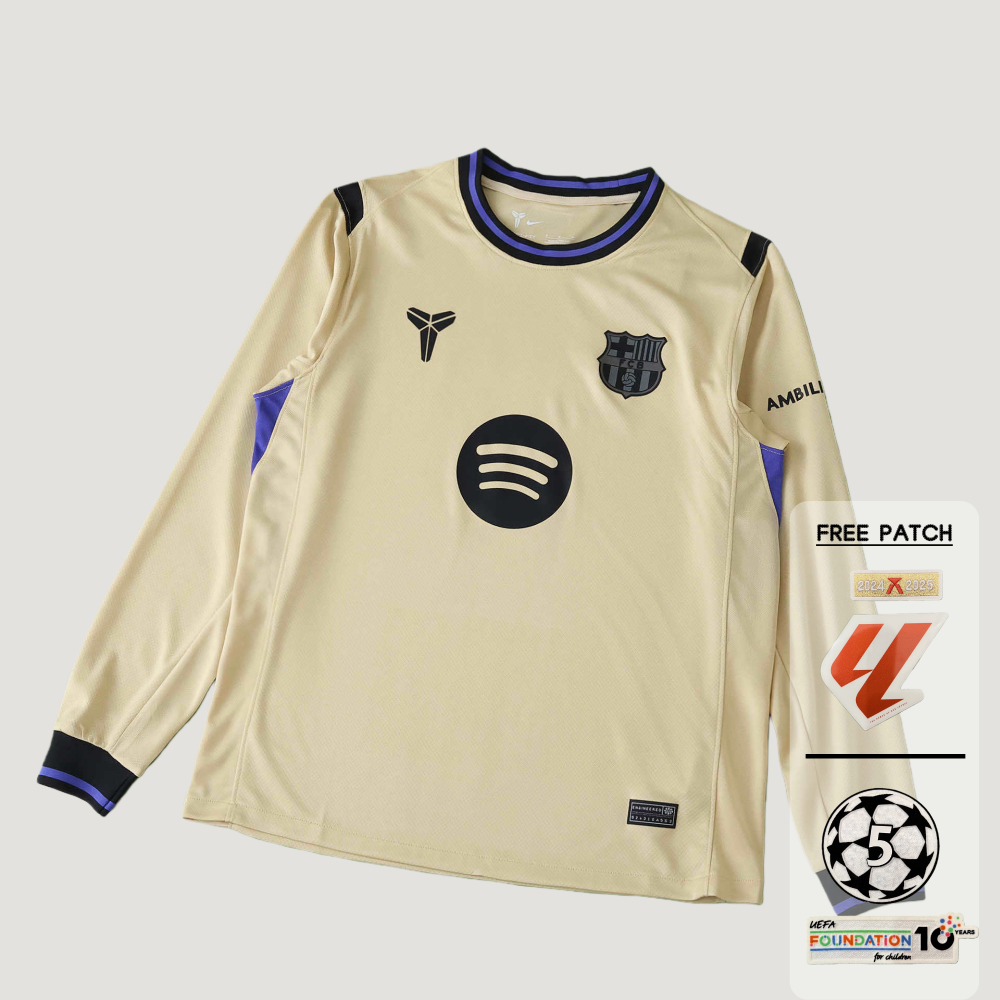 2526 FC Barcelona / Barça away Fan Long sleeved version