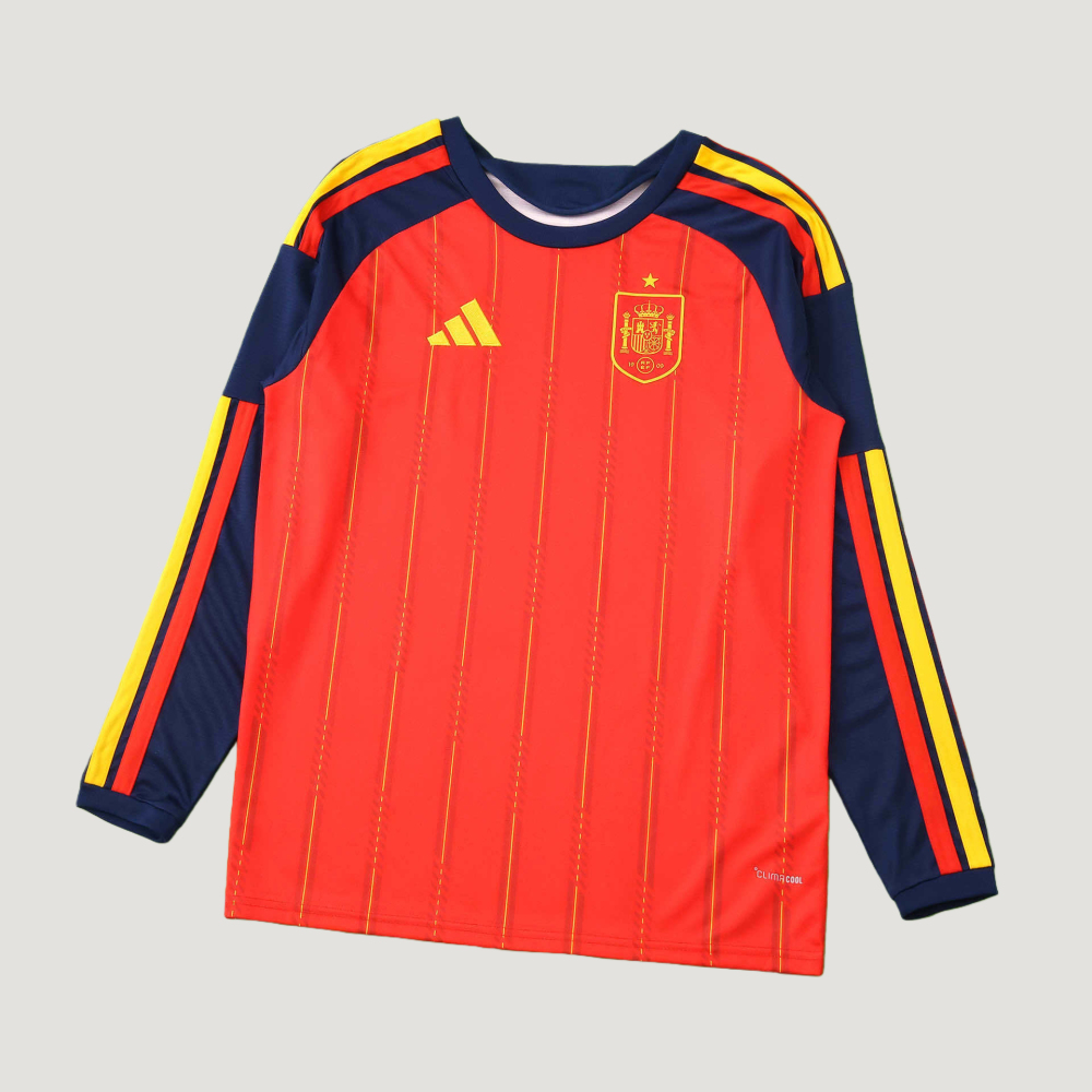 2026 FIFA World Cup Spain home Long sleeved Fan version