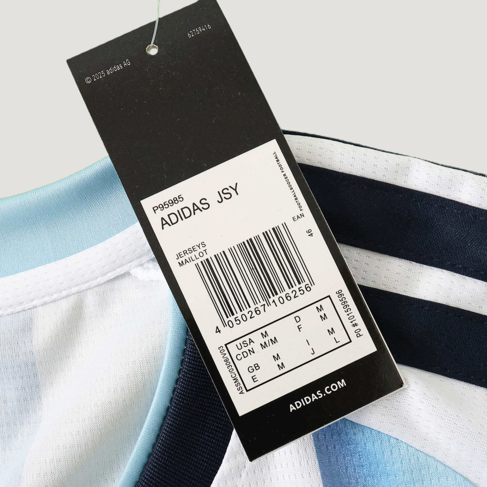 2026 FIFA World Cup Argentina Home Cropped Jersey