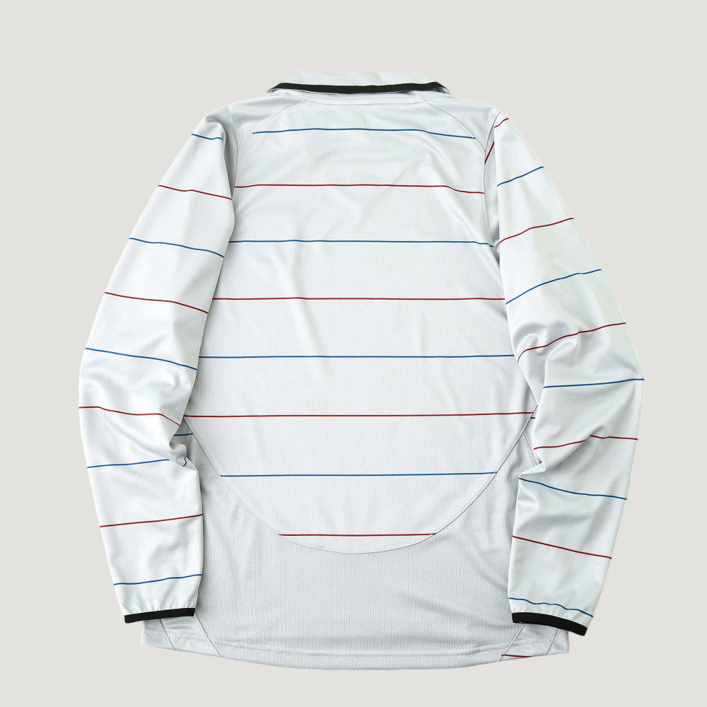 0304 FC Barcelona / Barça away Long sleeved retro Fan version
