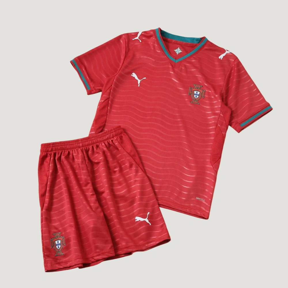 2026 FIFA World Cup Portugal home Kids kit