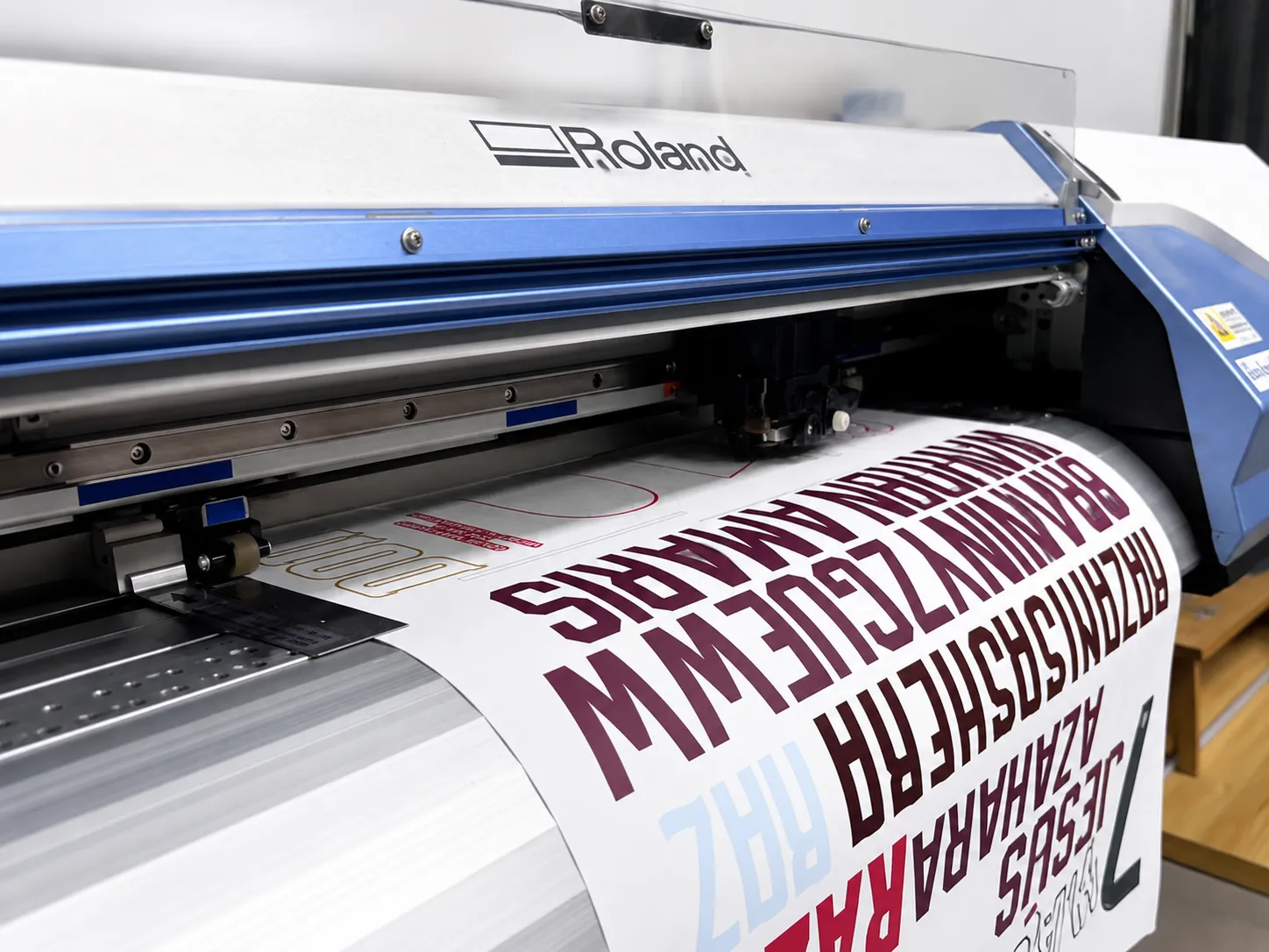 Custom jersey names and numbers being produced for each order
