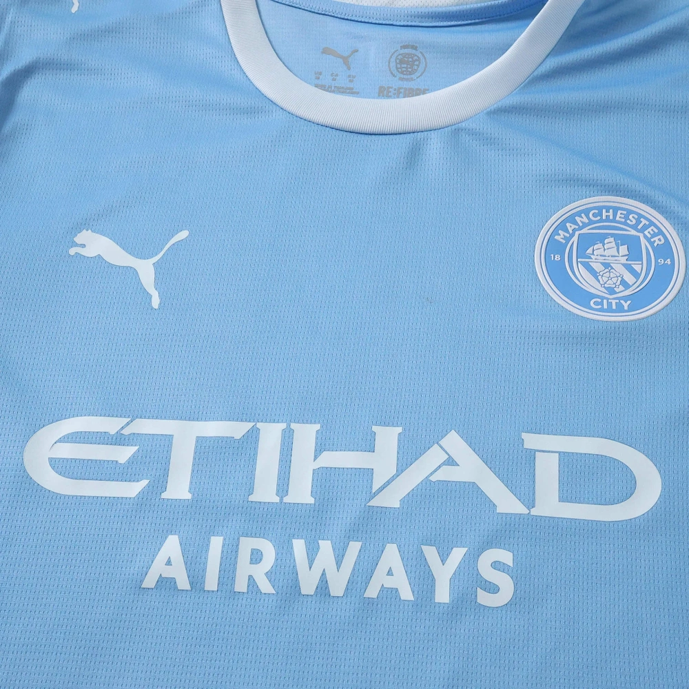 Manchester City F.C. 2627 home Long sleeved Fan version
