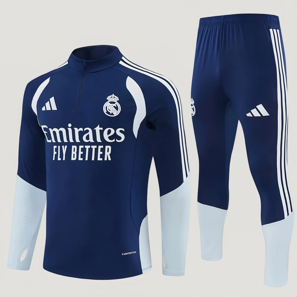 2627 Real Madrid CF Half zip training suit set