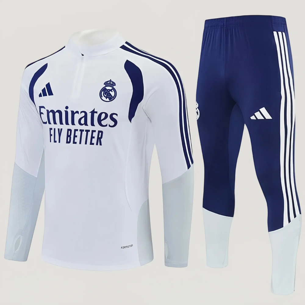 2627 Real Madrid CF Half zip training suit set