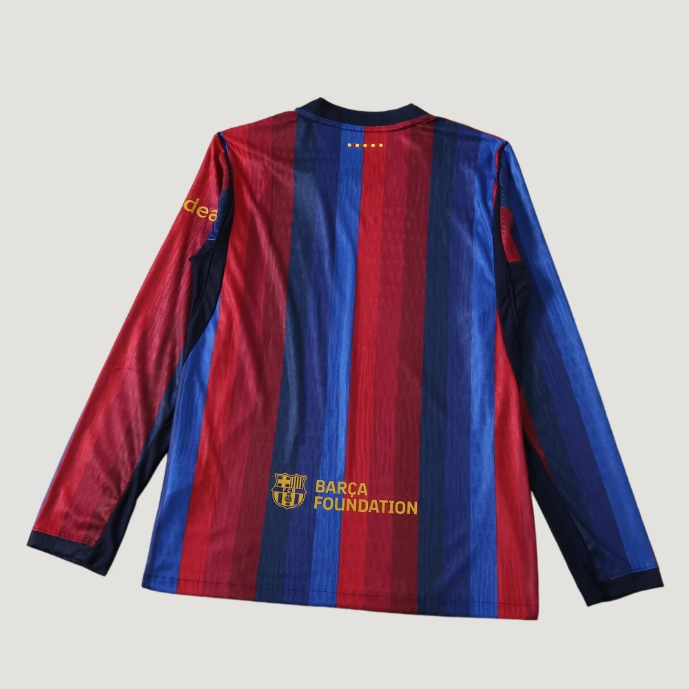 Barcelona 2627 Home Long sleeved Player version