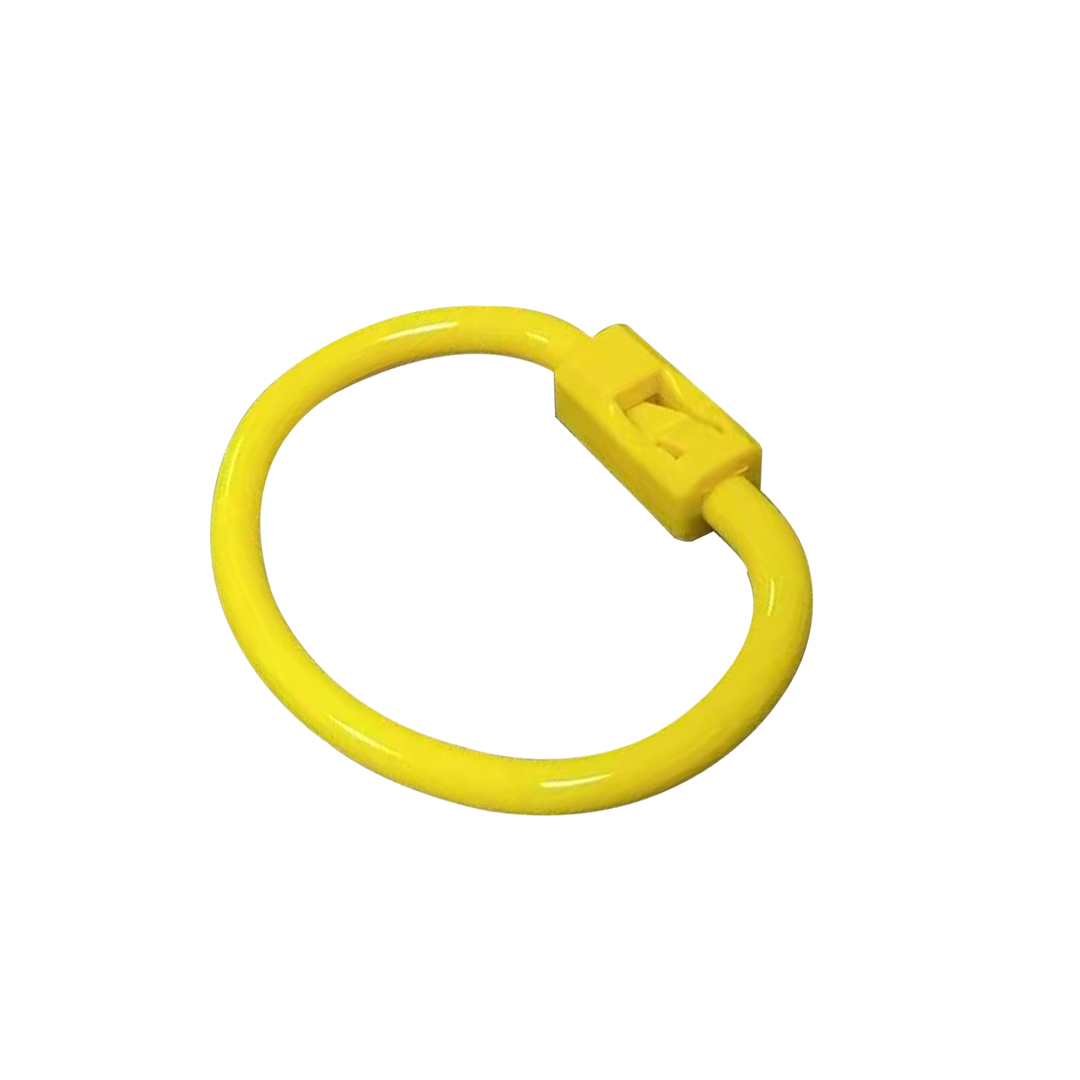 Plastic smooth nose ring for calves