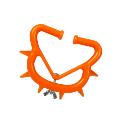 cow nose spikes and shatterproof nose rings for calf weaning