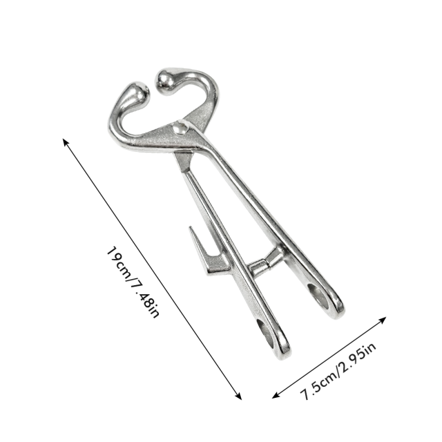 Durable carbon steel cow nose pliers