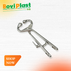 Durable carbon steel cow nose pliers