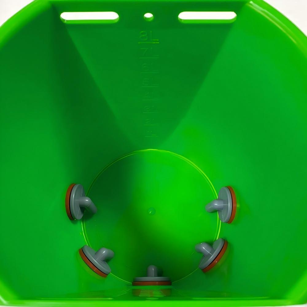 8L lamb calf feeding bucket with 5 teats