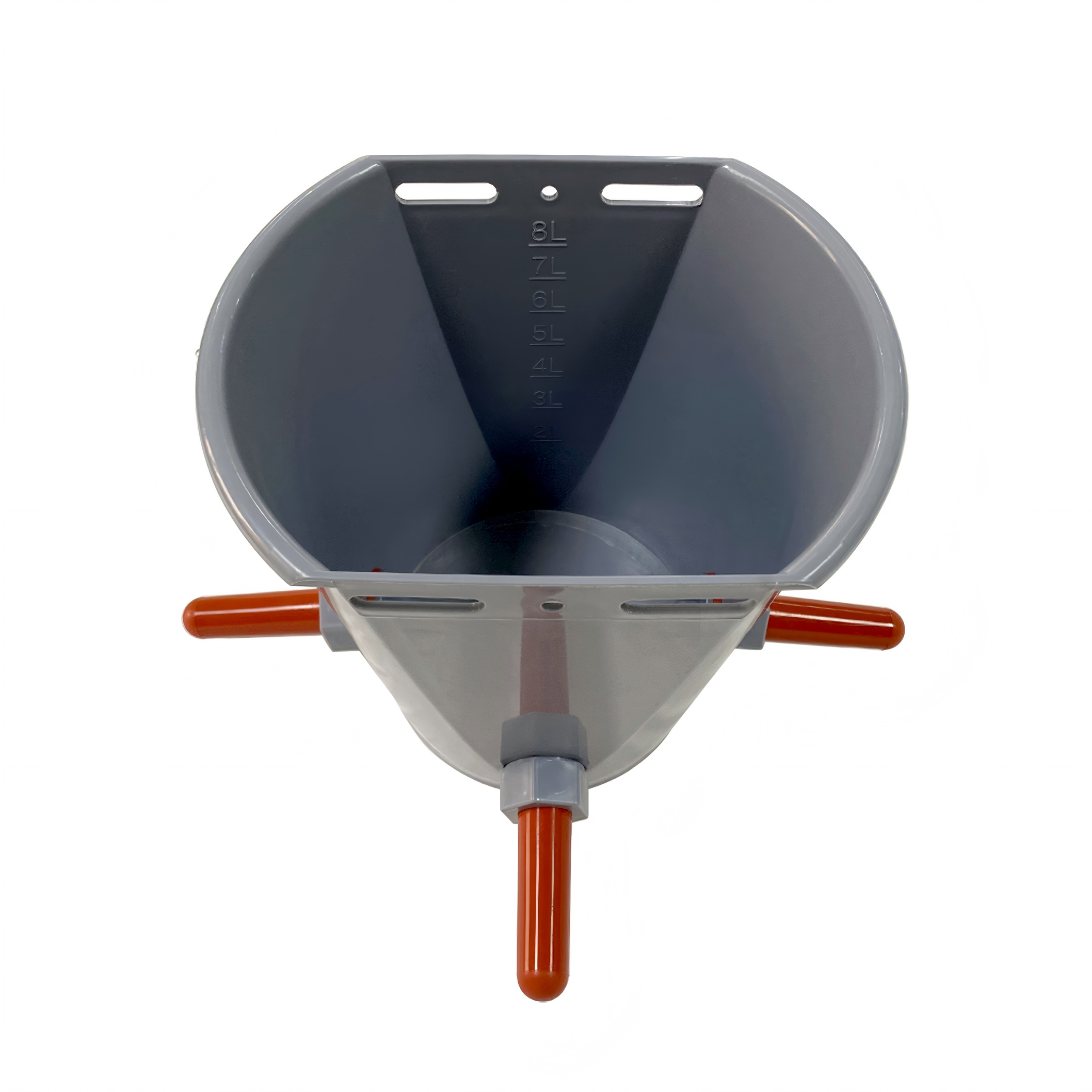 8L lamb calf feeding bucket with 3 nipples