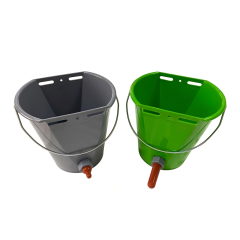 8L lamb calf feeding bucket with 1 silicone nipple